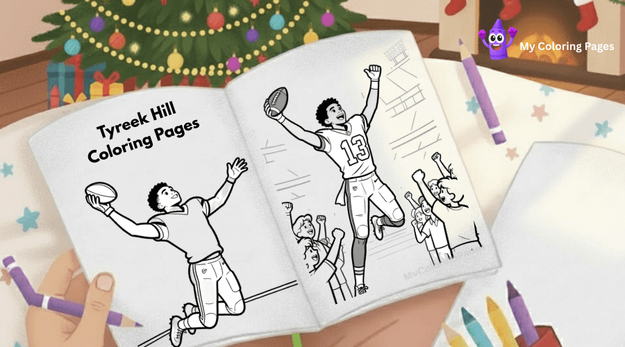 Tyreek Hill Coloring Pages