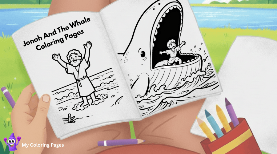 Jonah And The Whale Coloring Pages