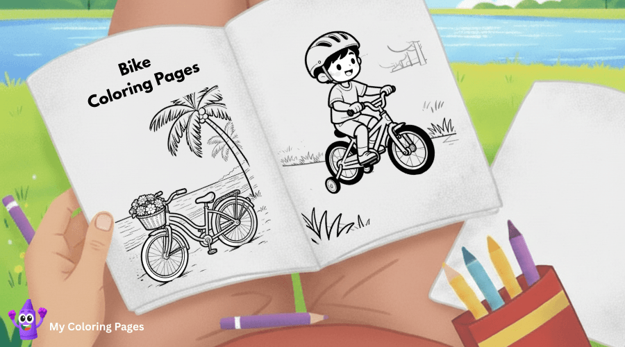 Bike Coloring Pages