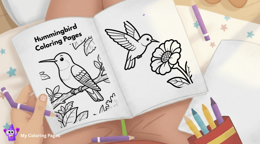 Hummingbird Coloring Pages