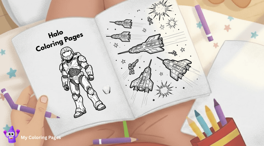 Halo Coloring Pages