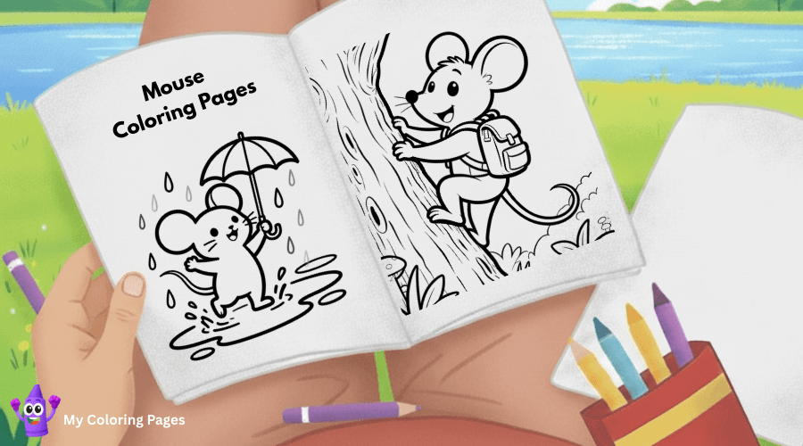 Mouse Coloring Pages