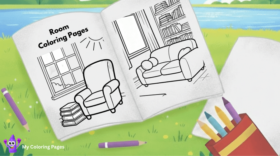 Room Coloring Pages