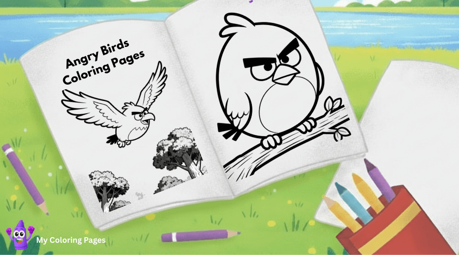 Angry Birds Coloring Pages