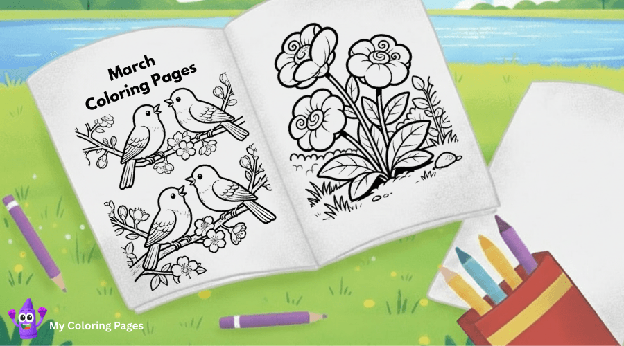 March Coloring Pages