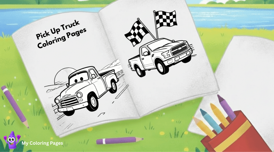 Pick Up Truck Coloring Pages