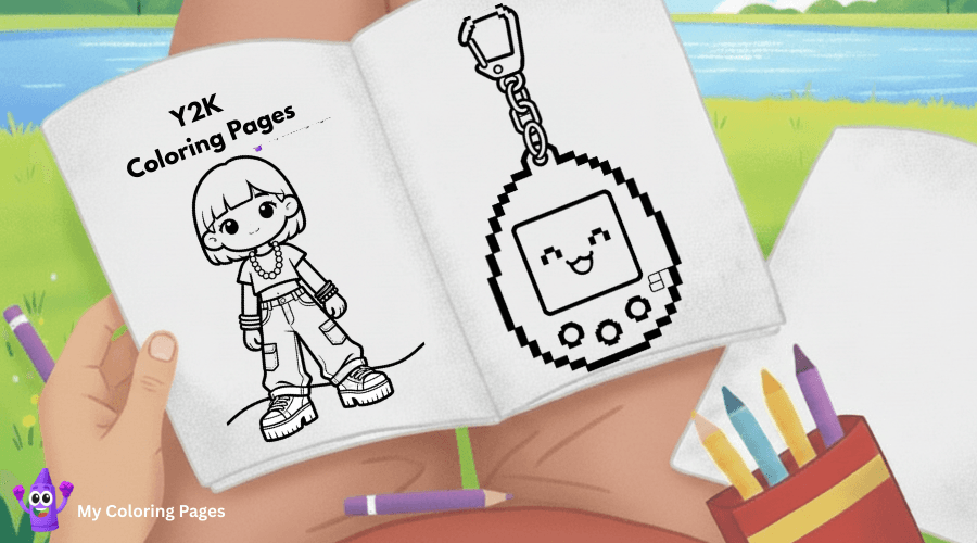 Y2K Coloring Pages