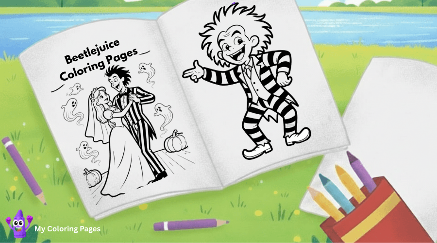 Beetlejuice Coloring Pages