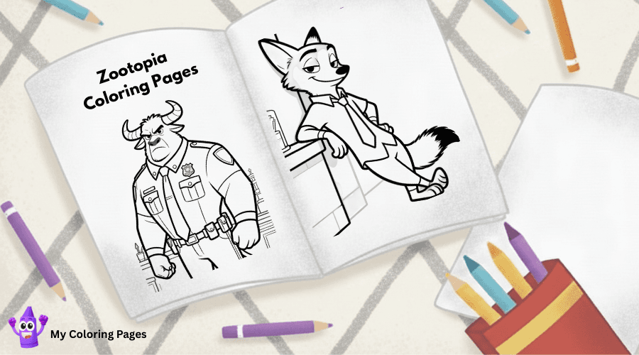 Zootopia Coloring Pages