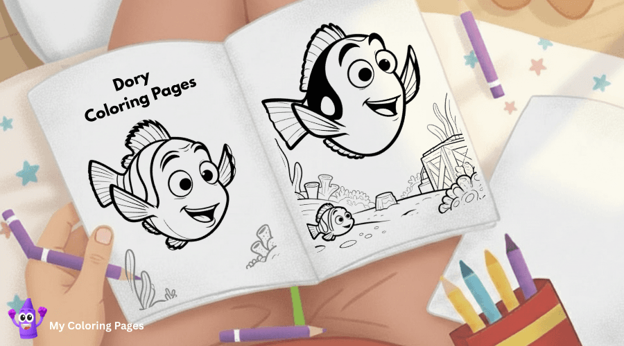 Dory Coloring Pages