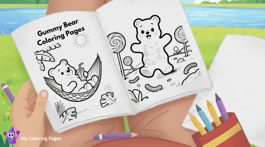 Gummy Bear Coloring Pages