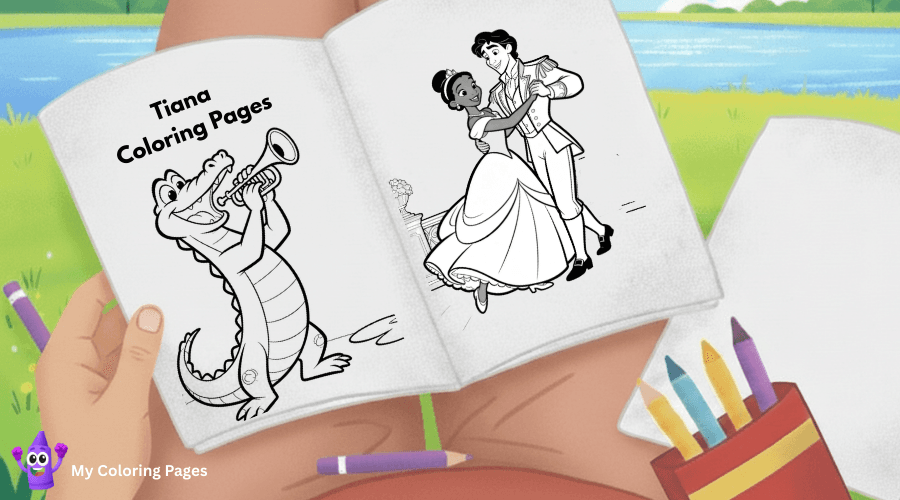 Tiana Coloring Pages