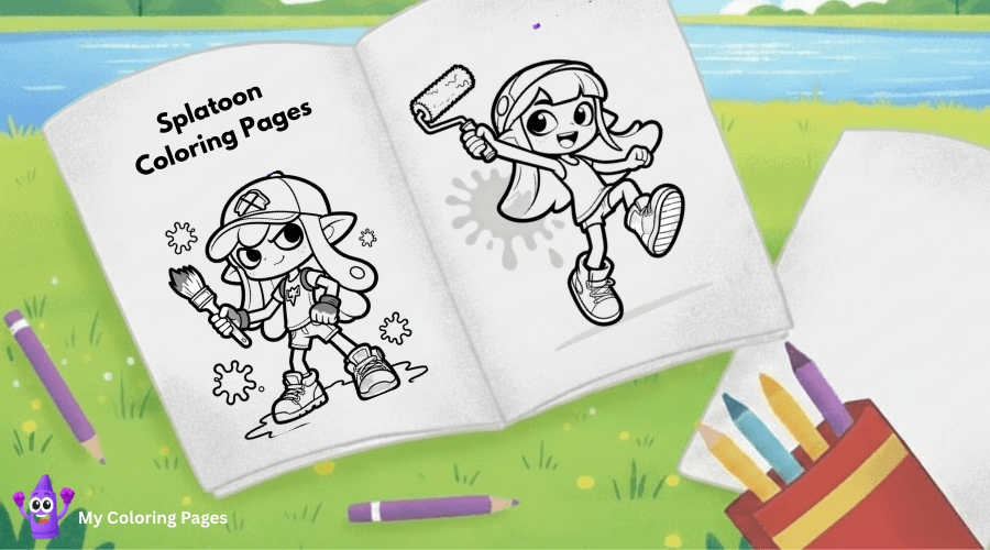 Splatoon Coloring Pages