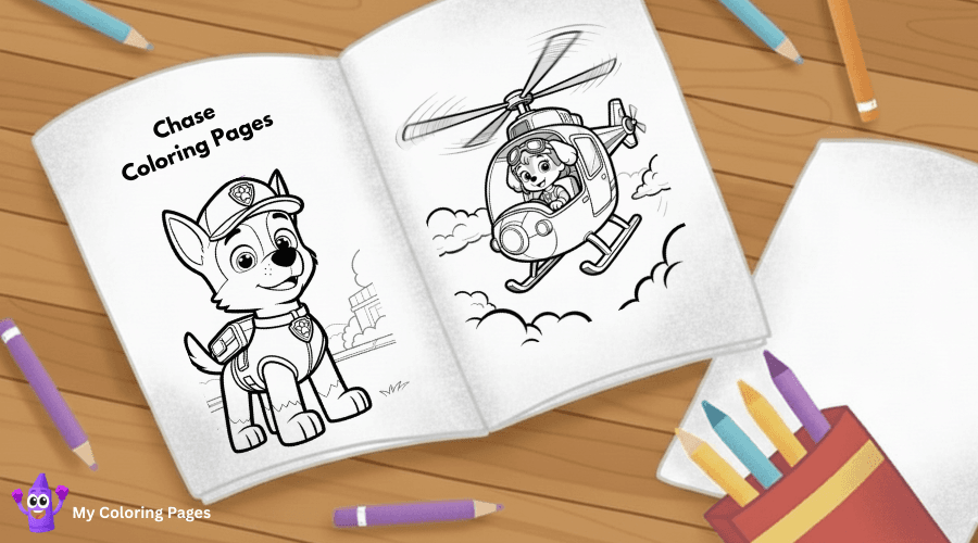 Chase Coloring Pages