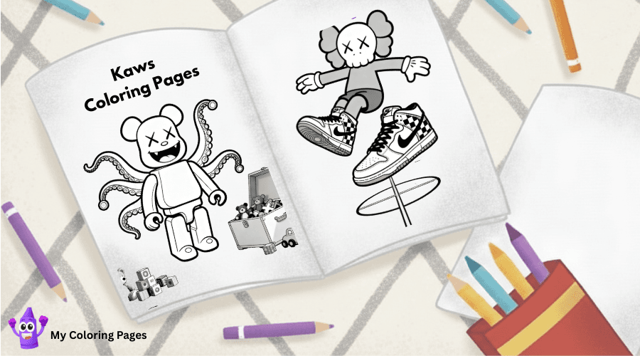 Kaws Coloring Pages