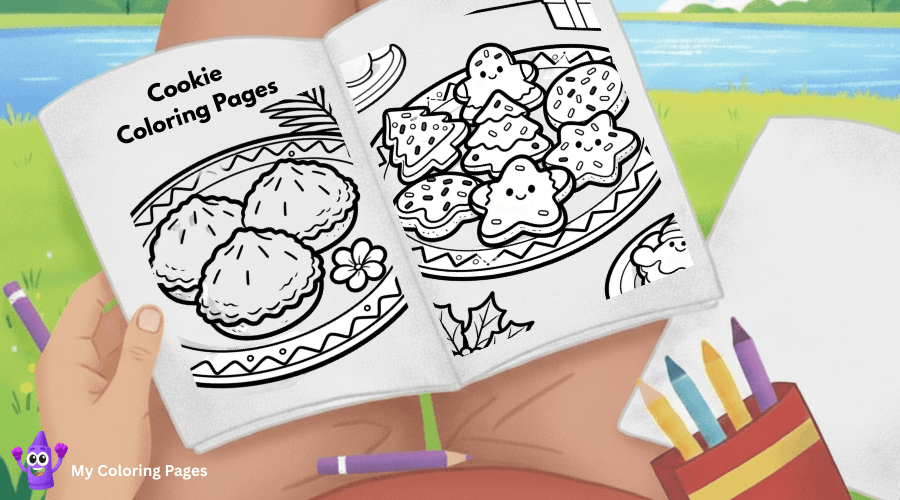 Cookie Coloring Pages