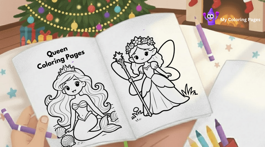Queen Coloring Pages