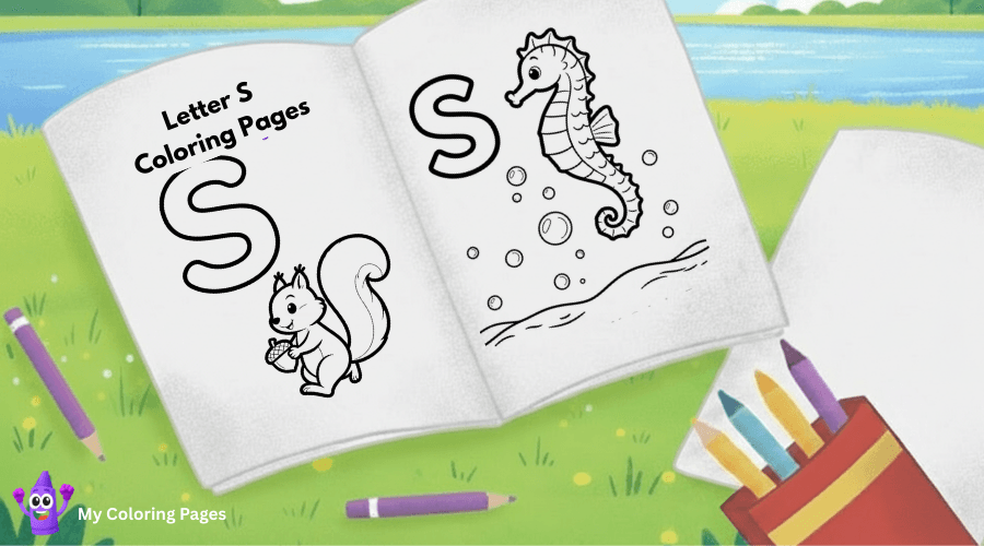 Letter S Coloring Pages