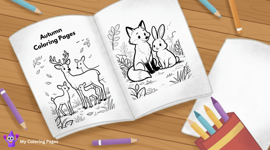 Autumn Coloring Pages