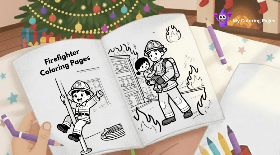Firefighter Coloring Pages
