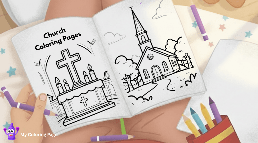 Church Coloring Pages