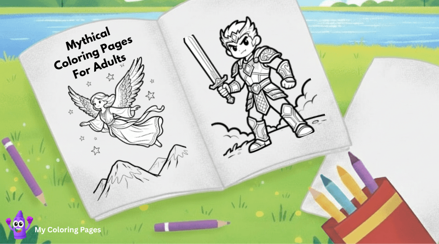 Mythical Coloring Pages For Adults