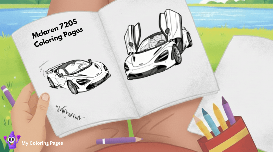 Mclaren 720S Coloring Pages
