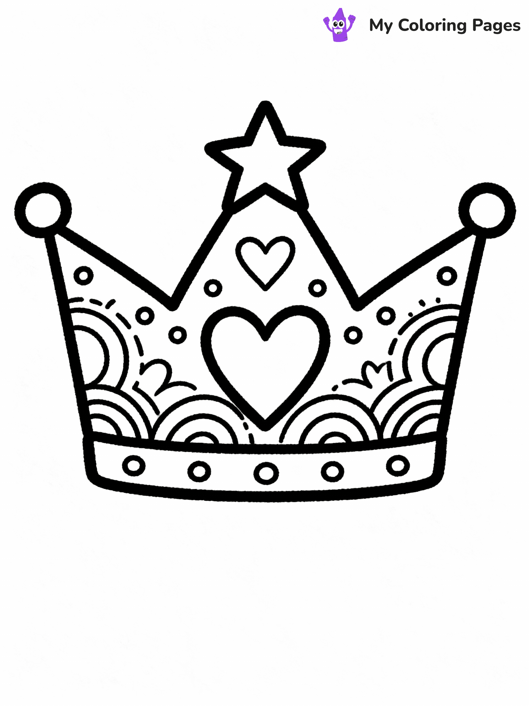 Crown Coloring Pages - 40