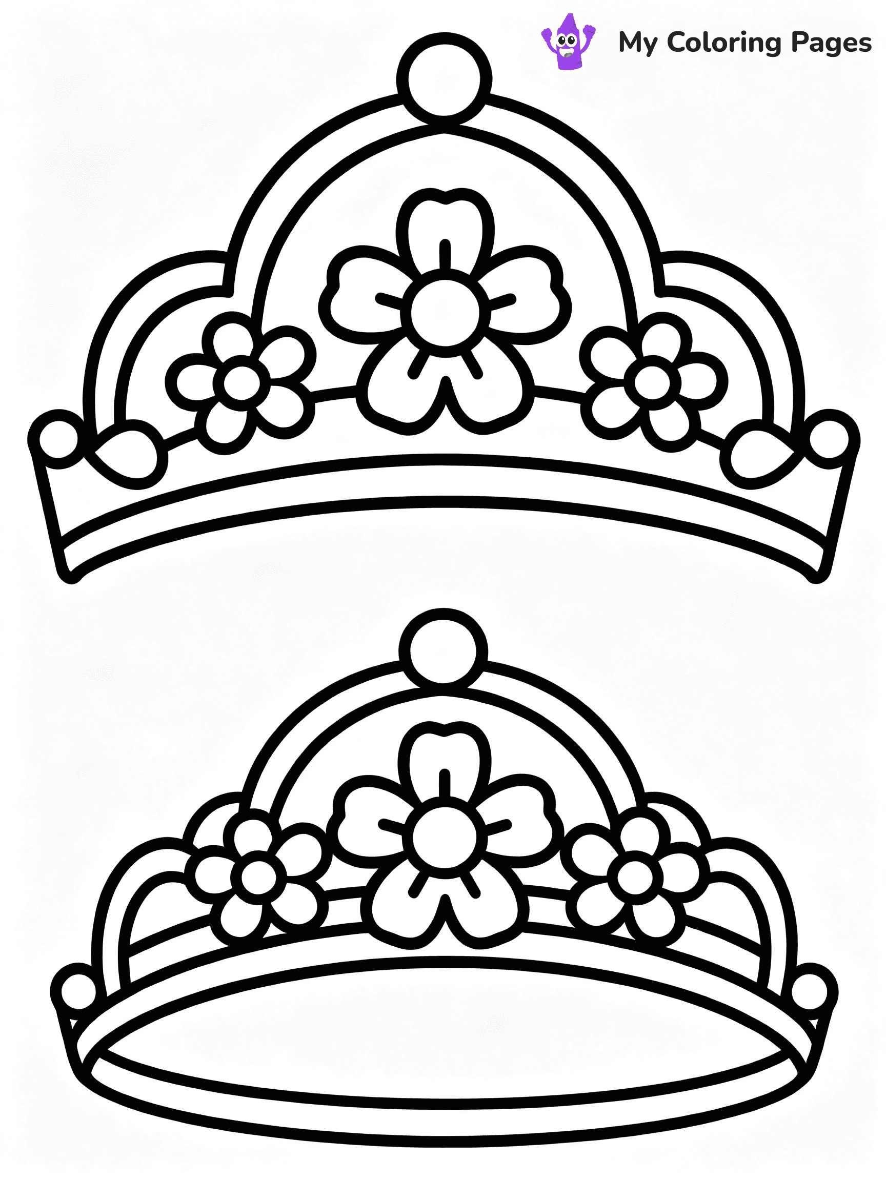 Crown Coloring Pages - 32
