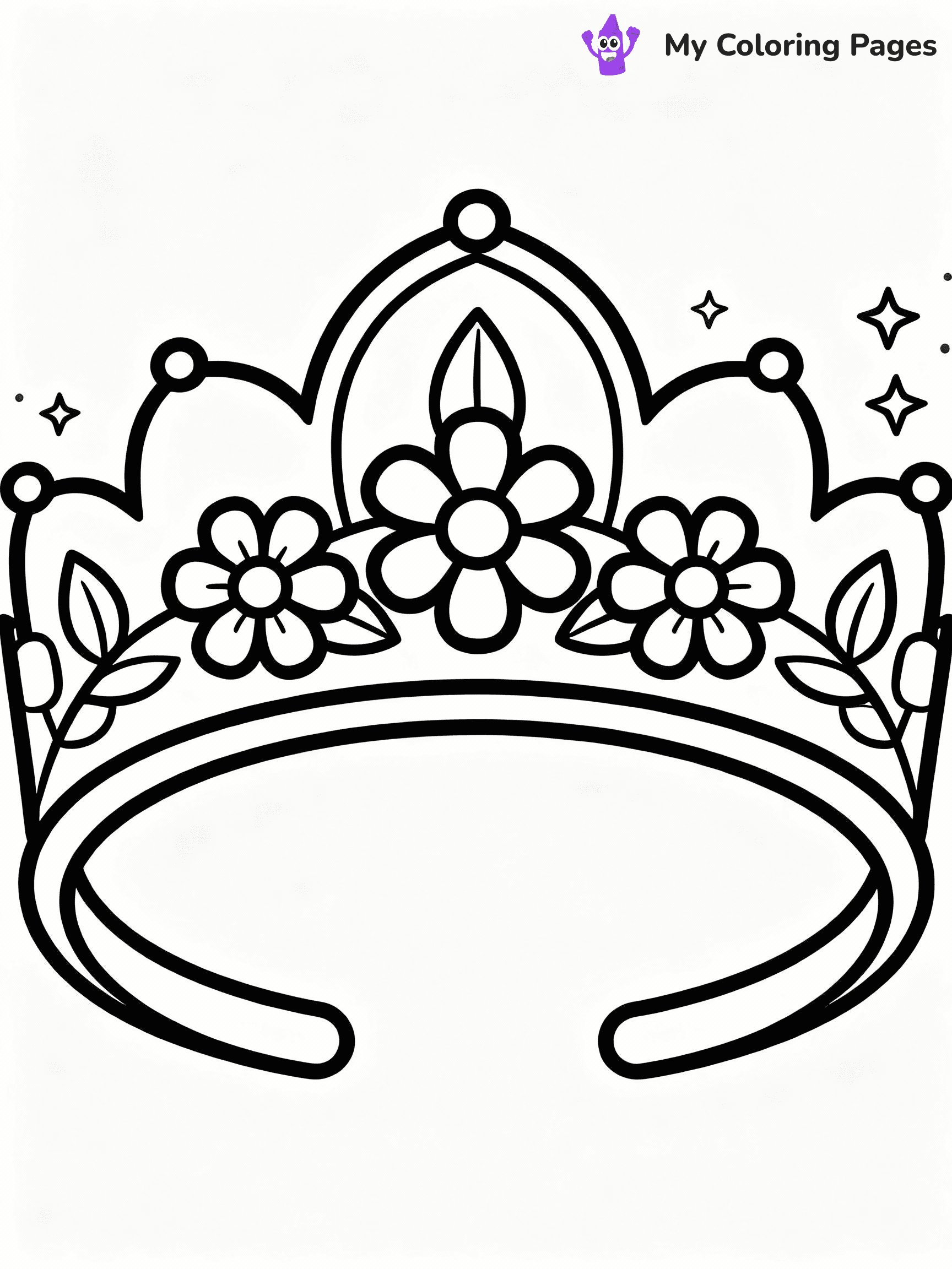 Crown Coloring Pages - 29