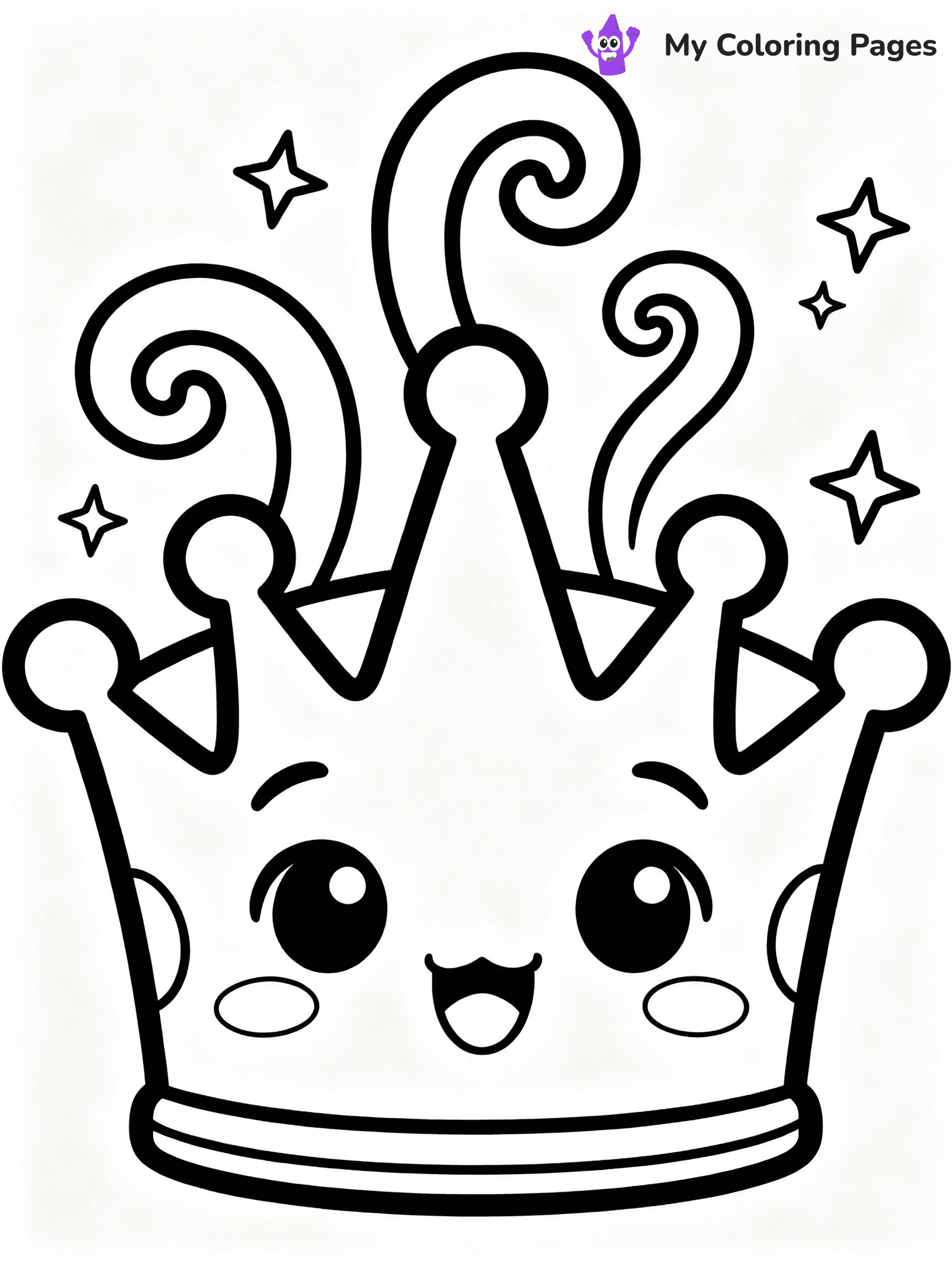 Crown Coloring Pages - 21