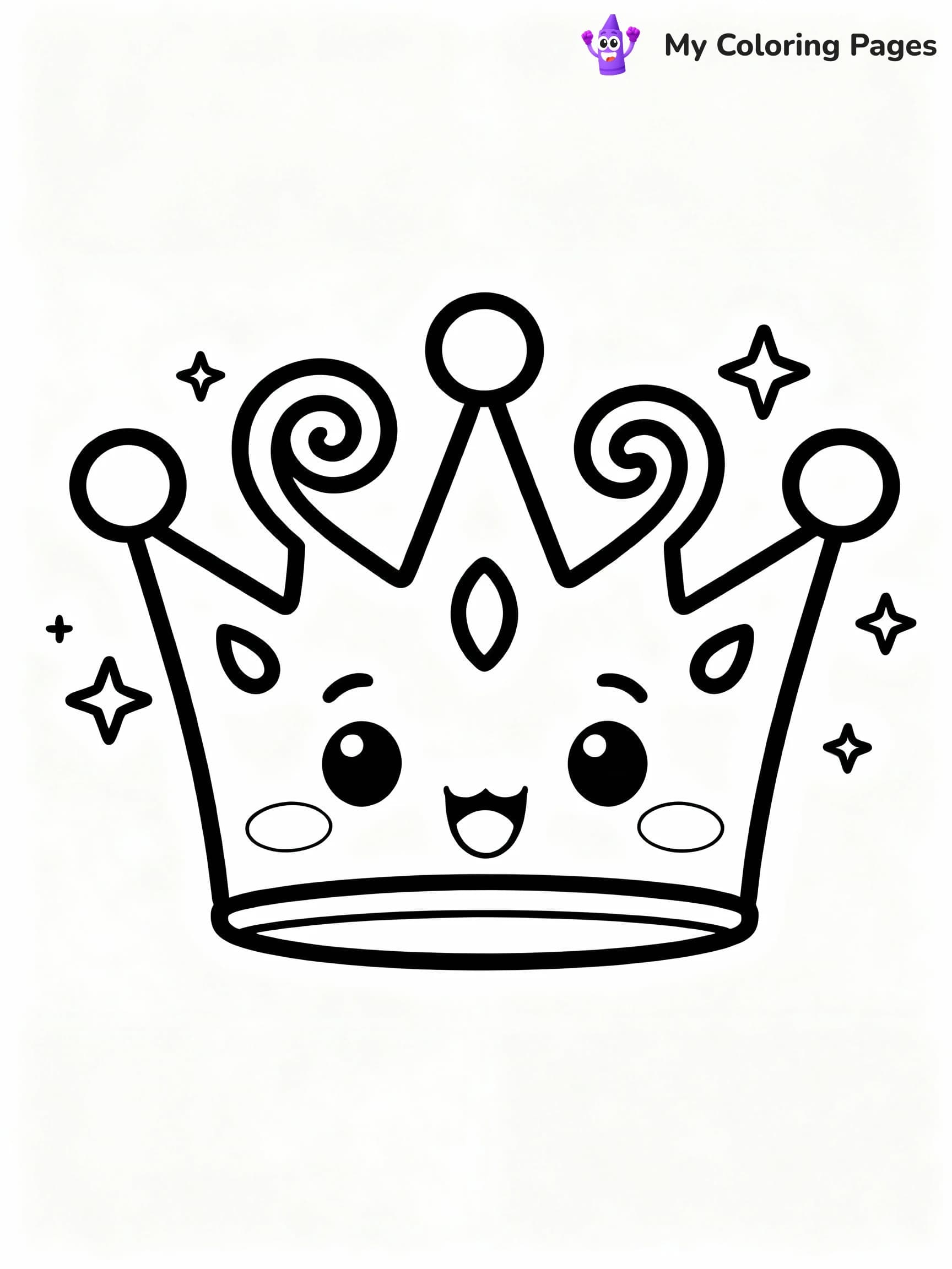 Crown Coloring Pages - 20