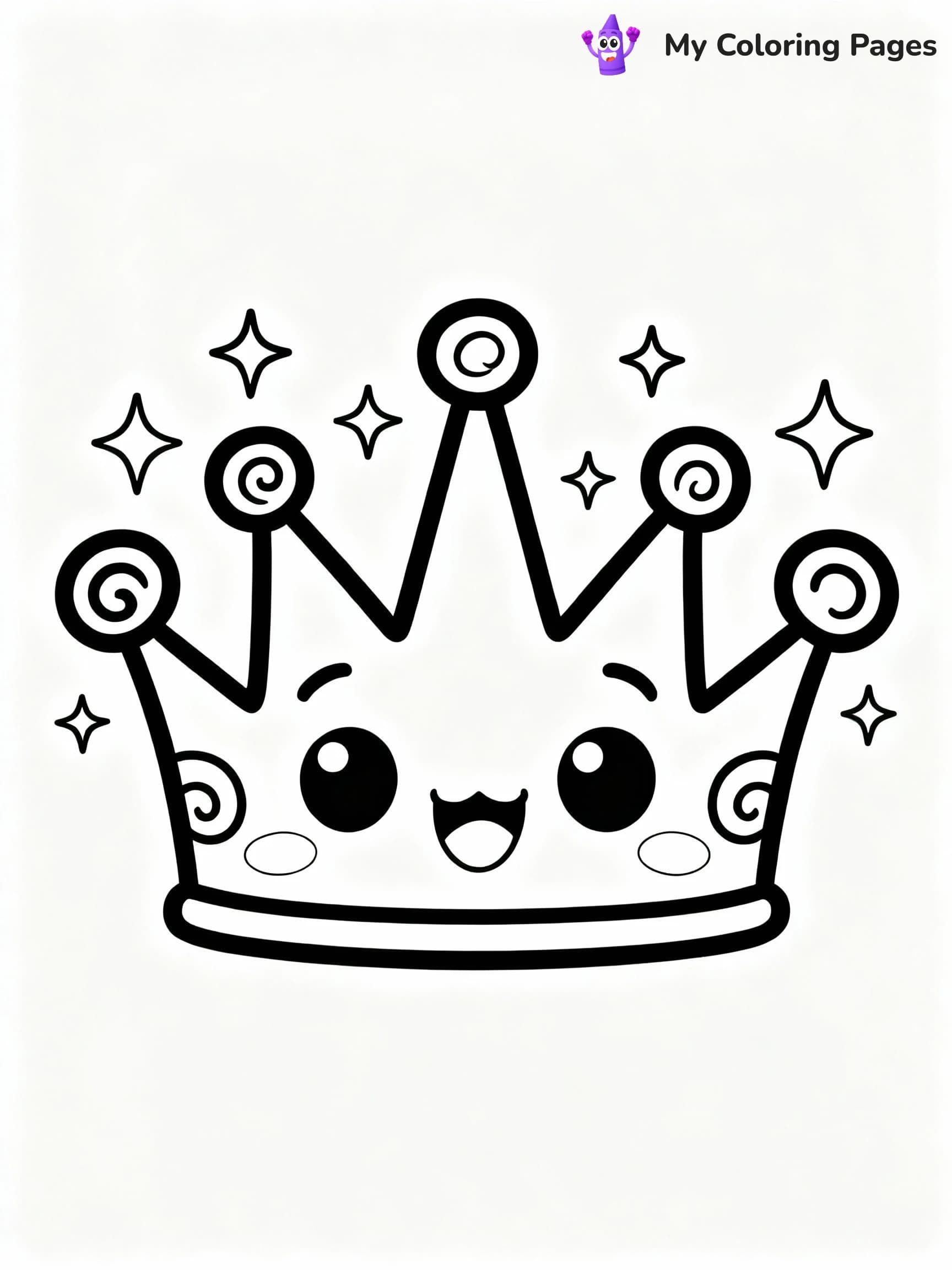 Crown Coloring Pages - 19