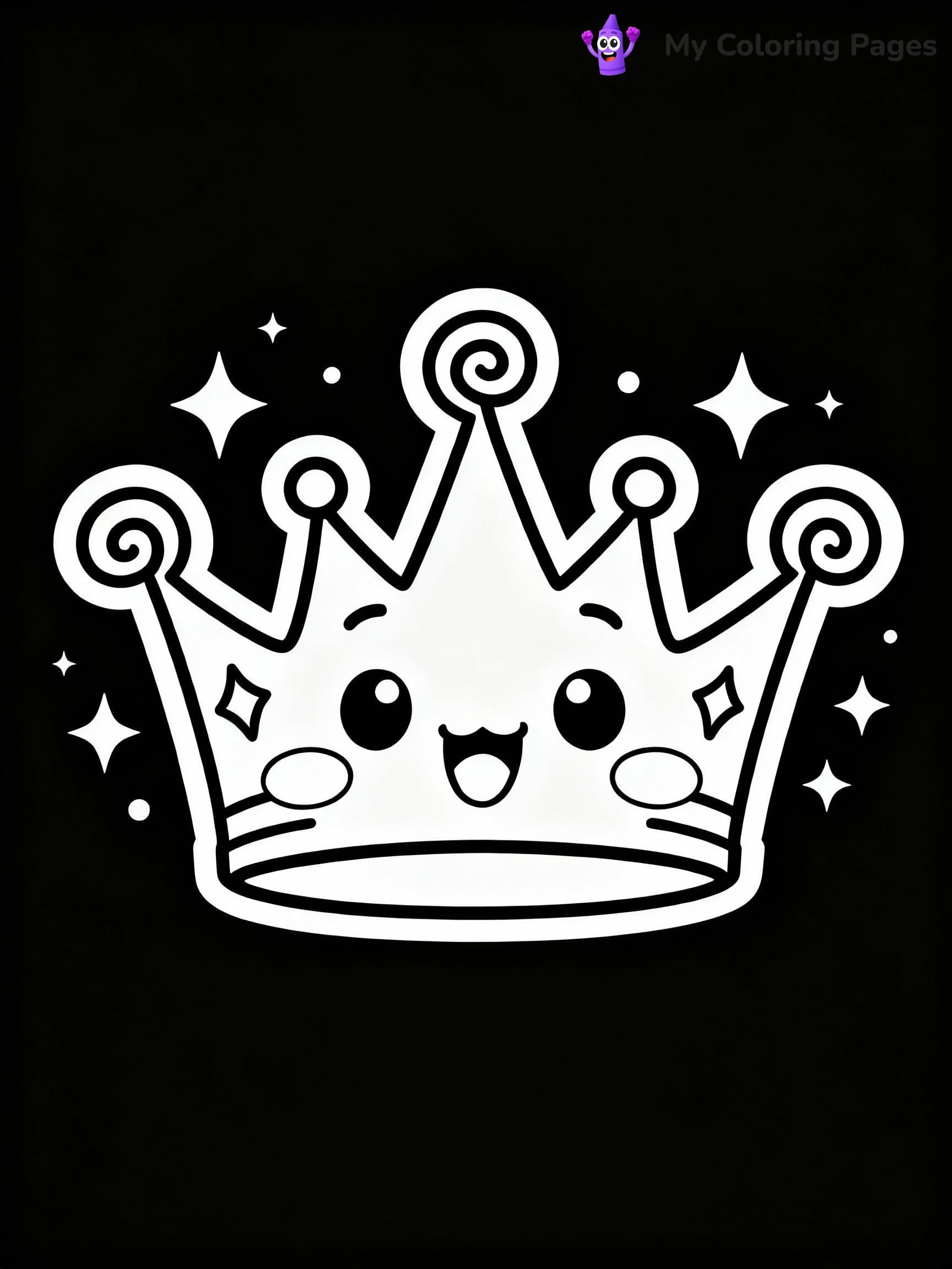 Crown Coloring Pages - 18