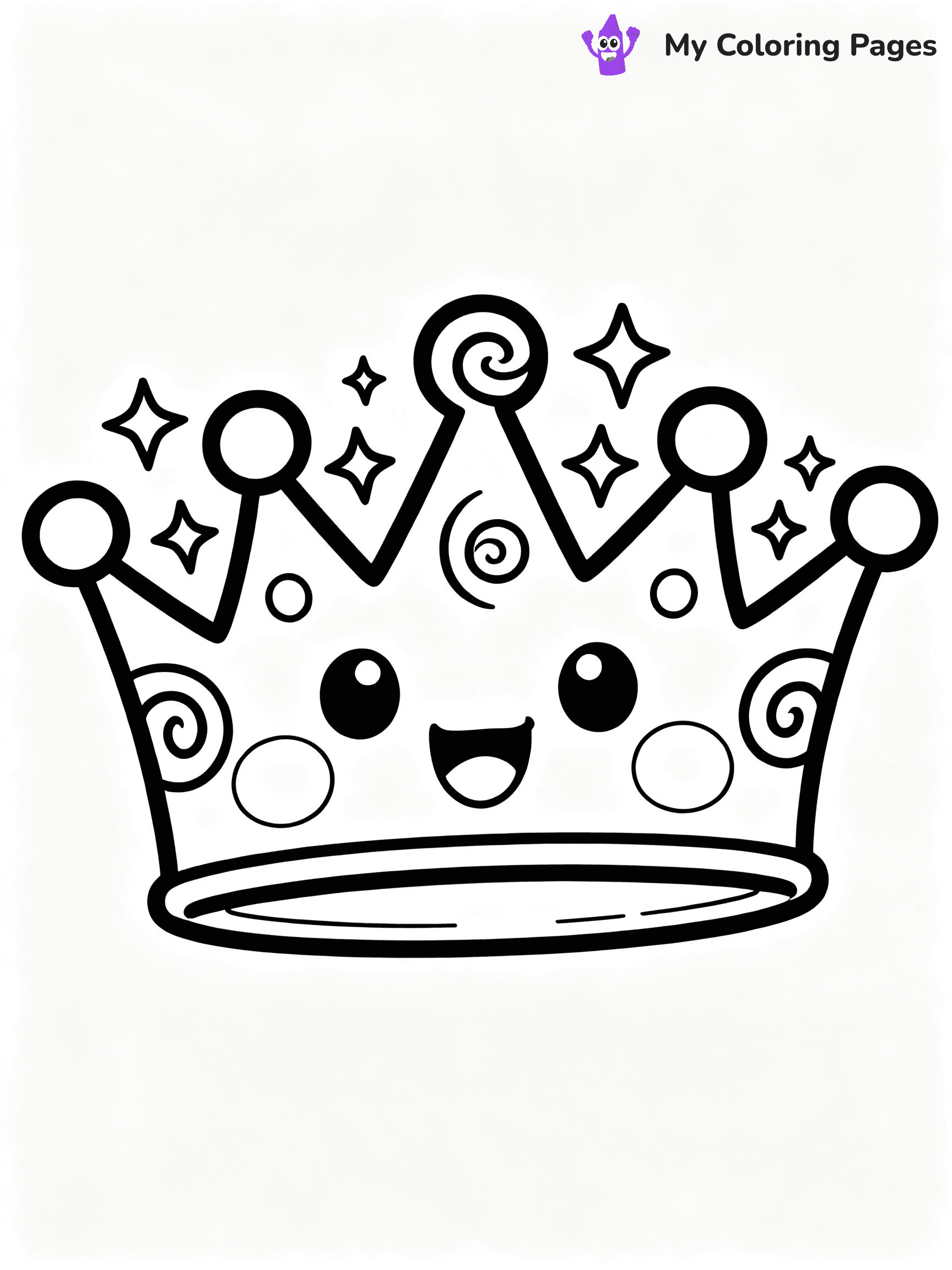 Crown Coloring Pages - 15