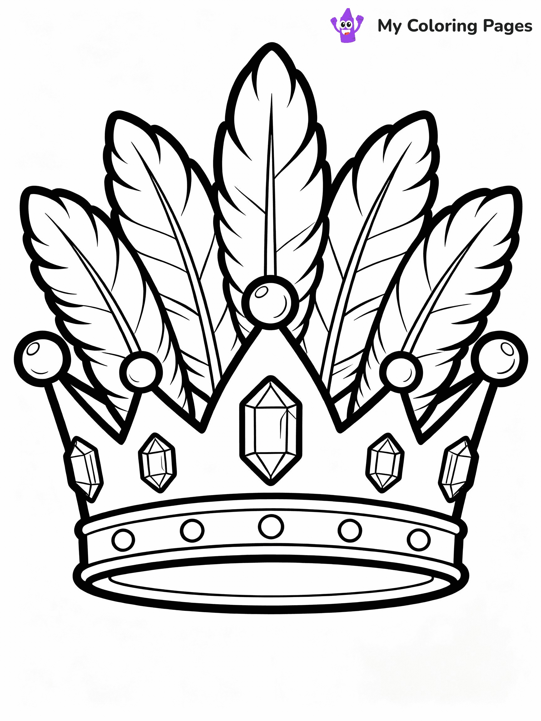 Crown Coloring Pages - 14