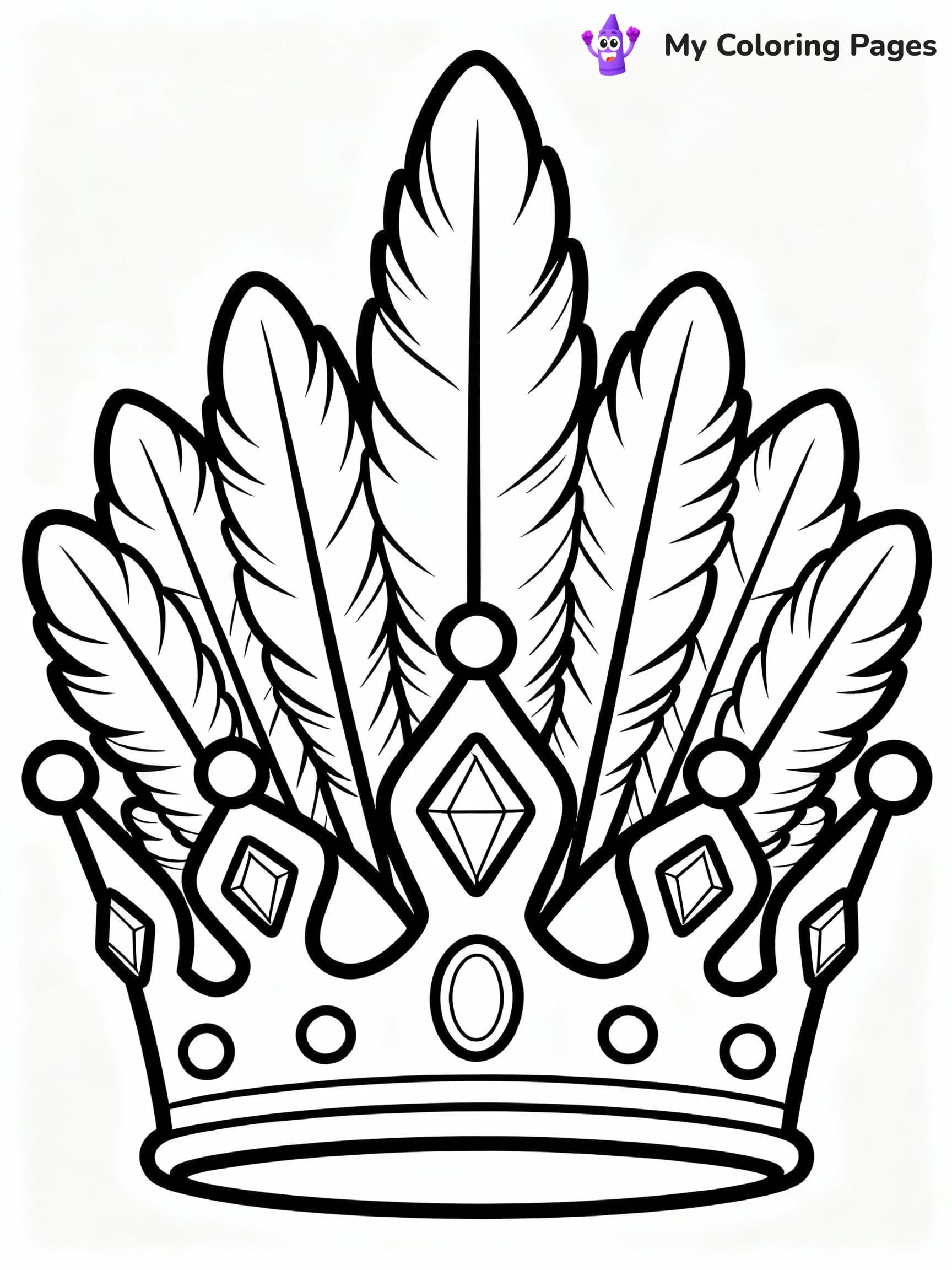 Crown Coloring Pages - 12