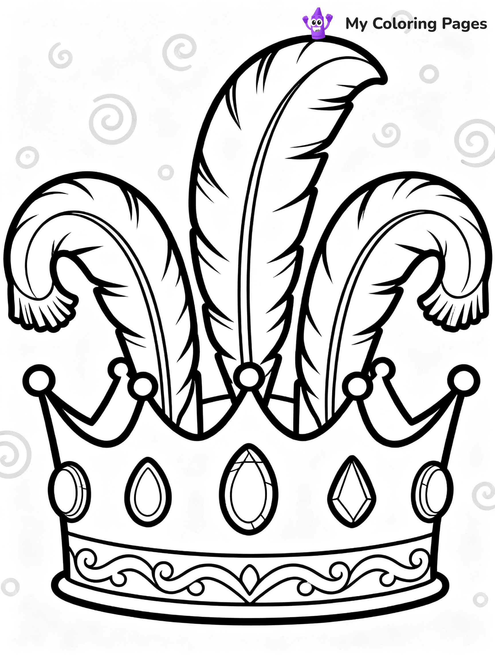 Crown Coloring Pages - 10