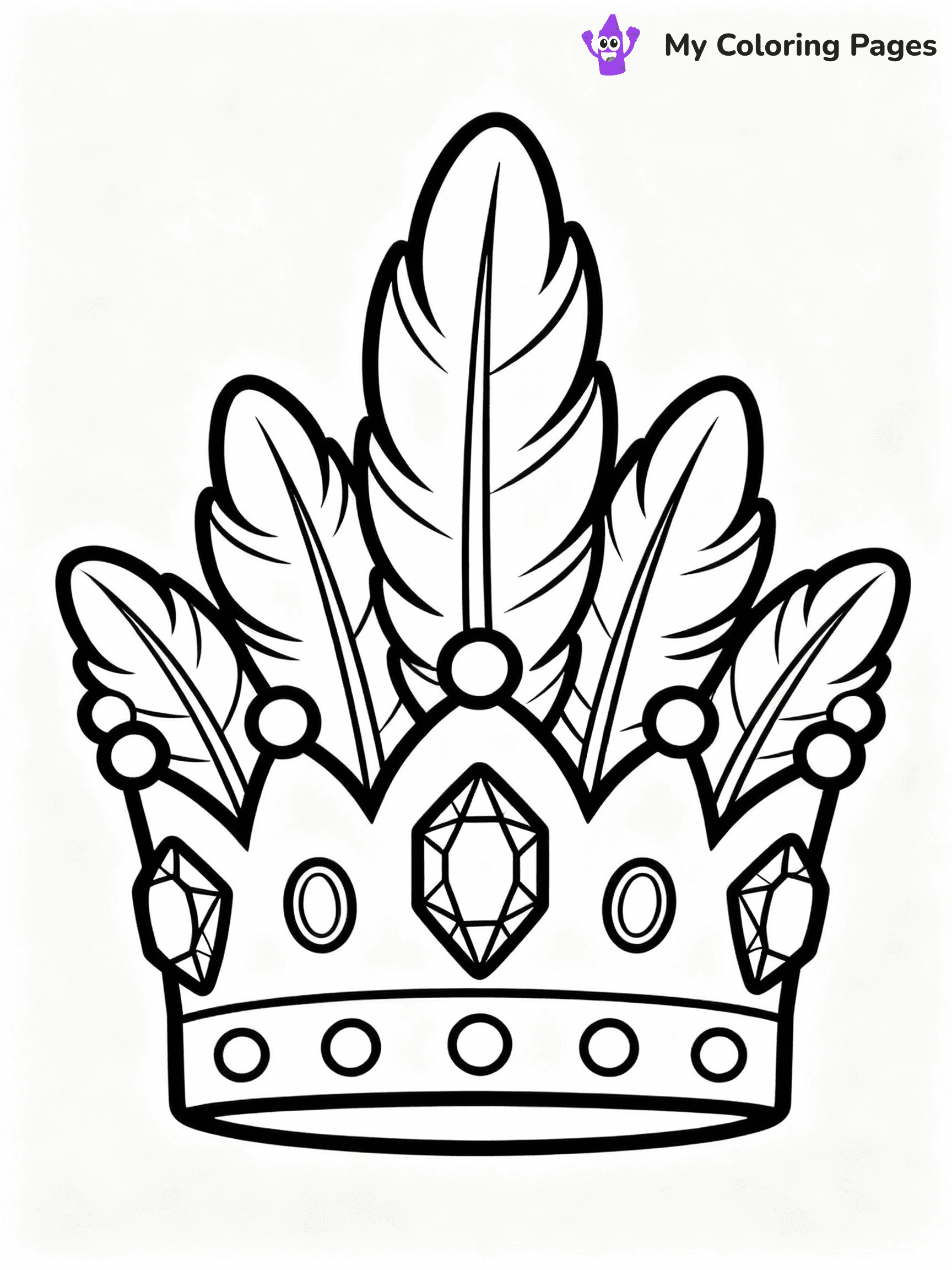 Crown Coloring Pages - 9