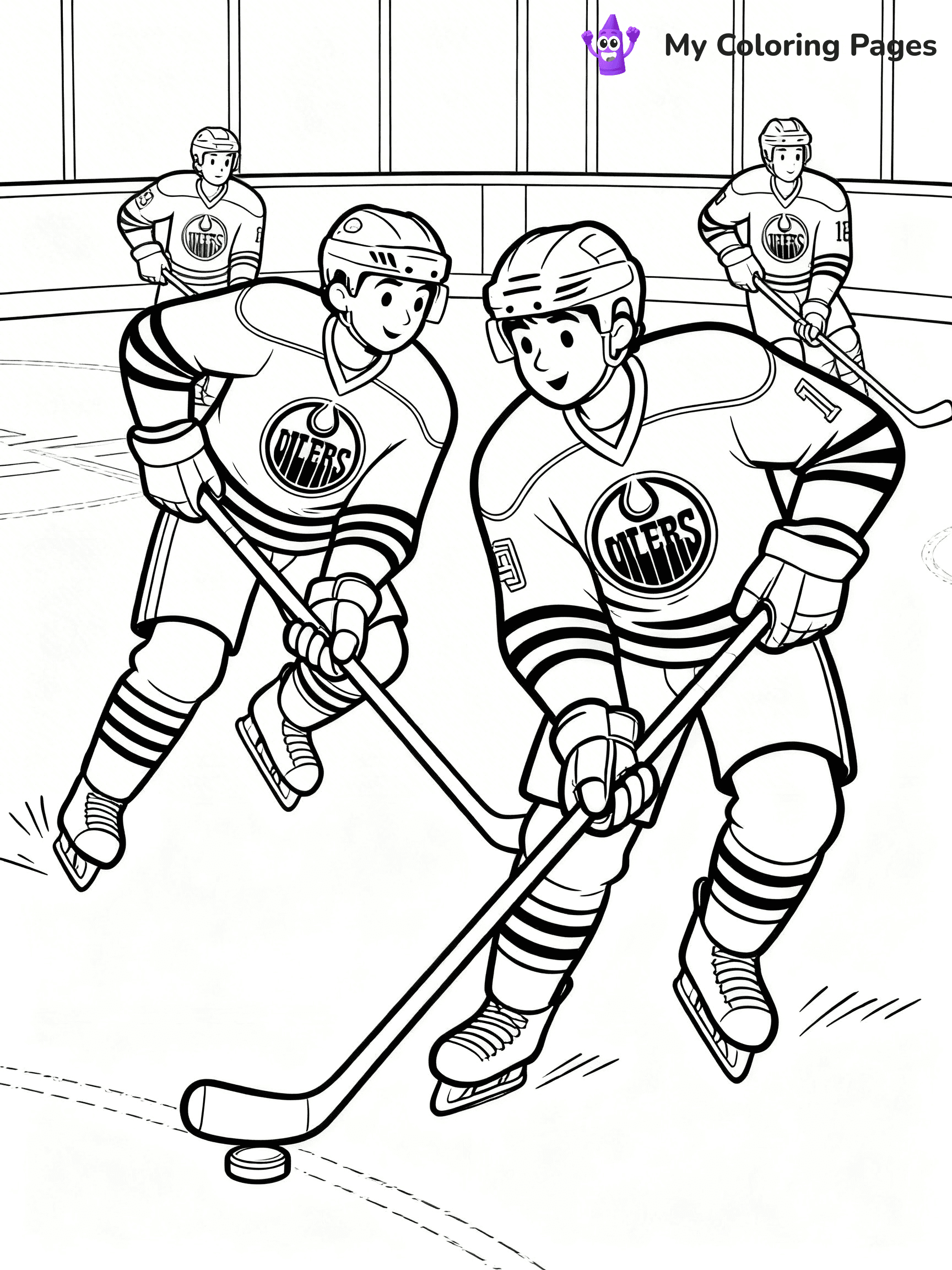 Oilers Coloring Pages - 28