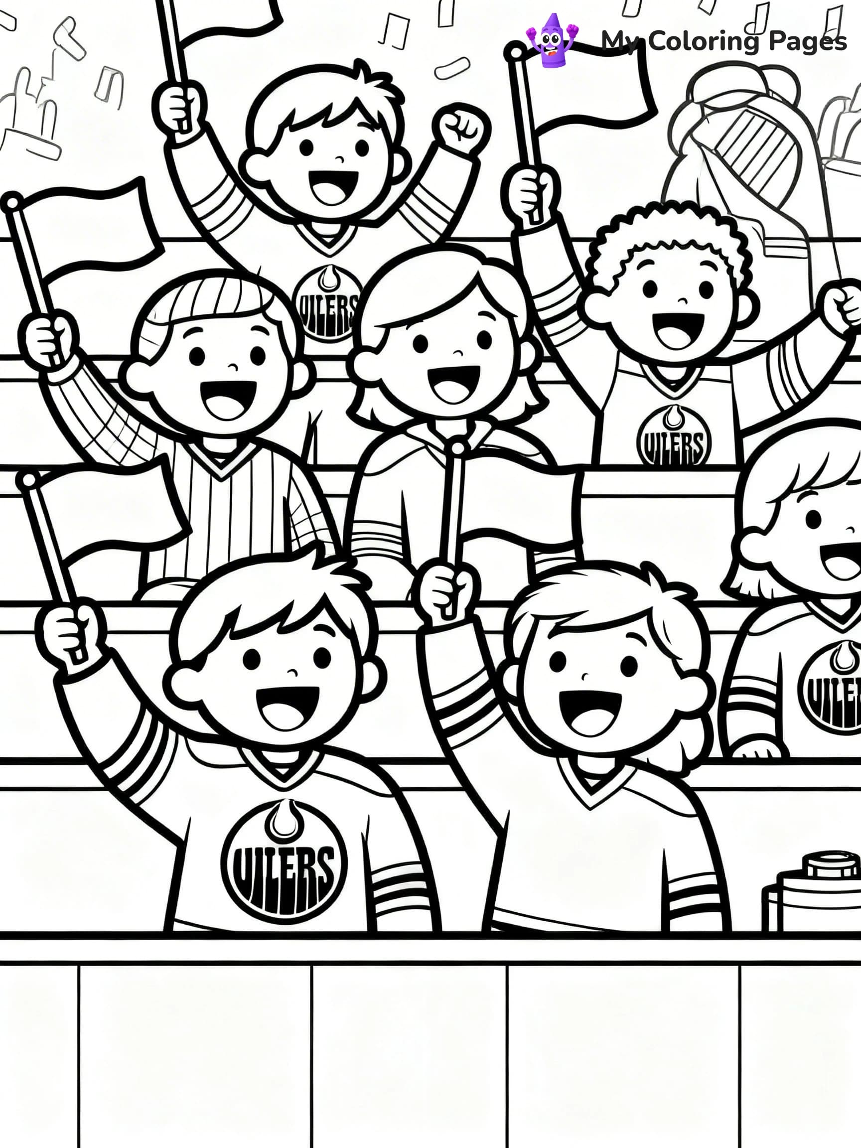 Oilers Coloring Pages - 15