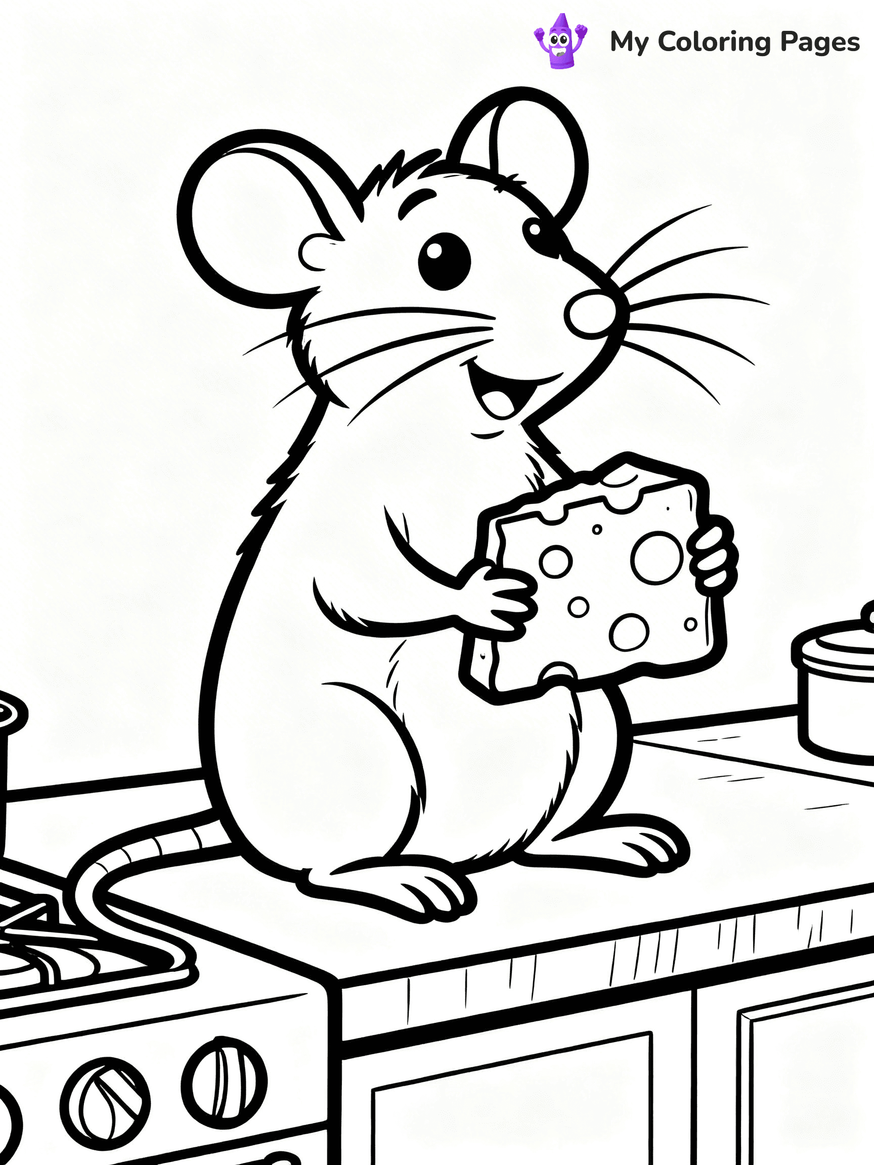Rat Coloring Pages - 43