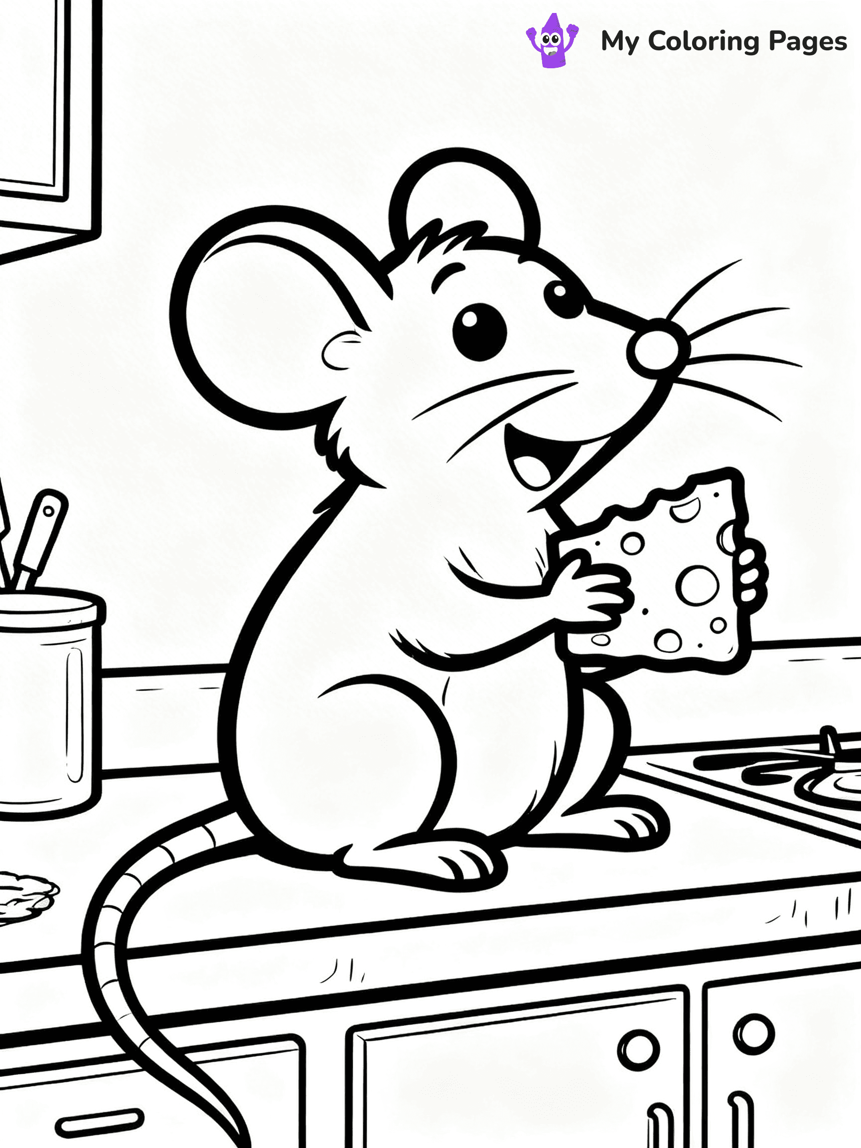 Rat Coloring Pages - 42