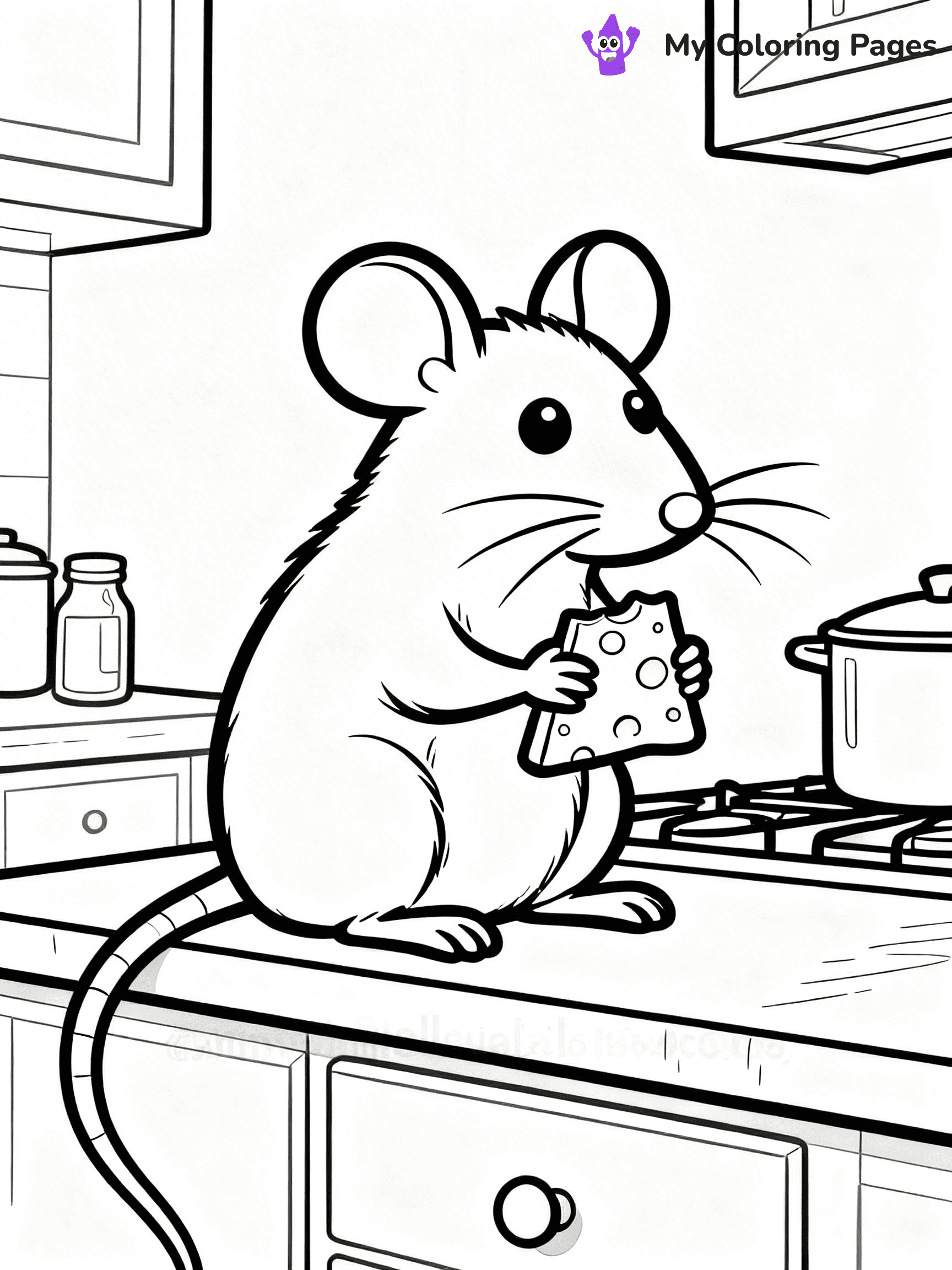 Rat Coloring Pages - 41