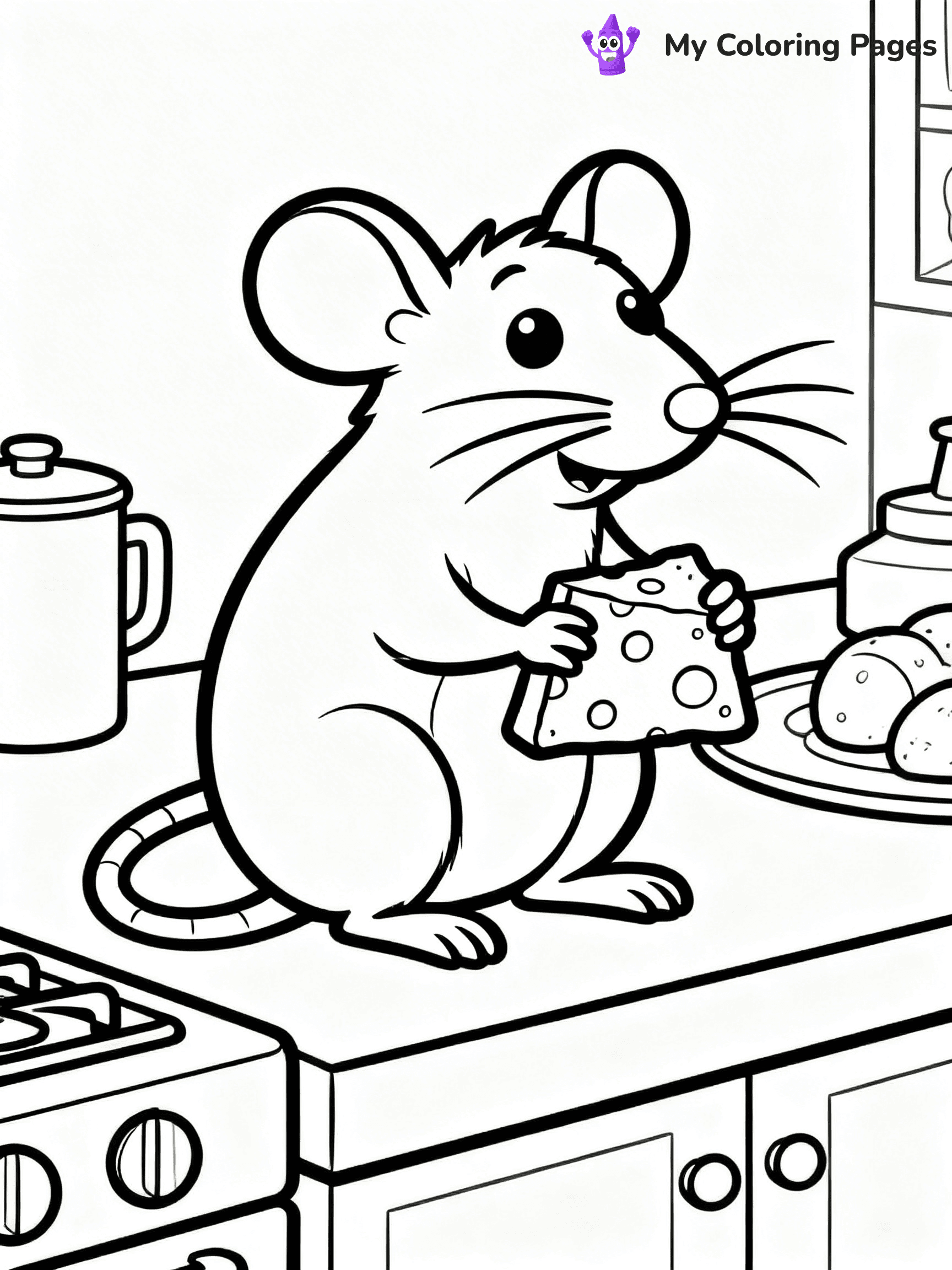 Rat Coloring Pages - 40