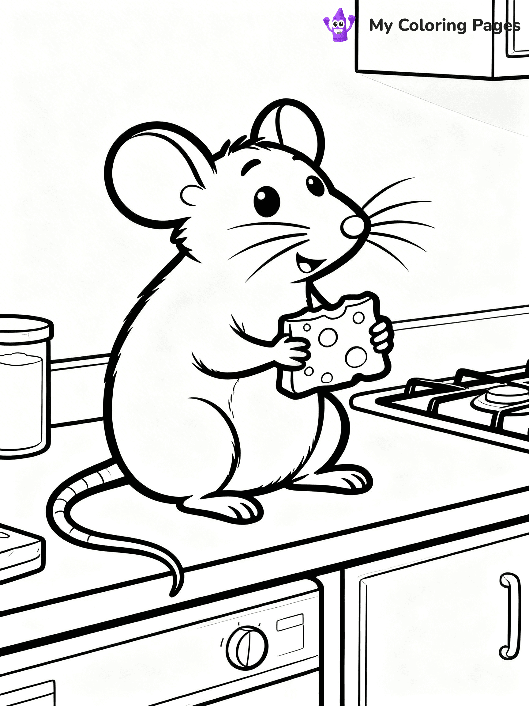 Rat Coloring Pages - 39
