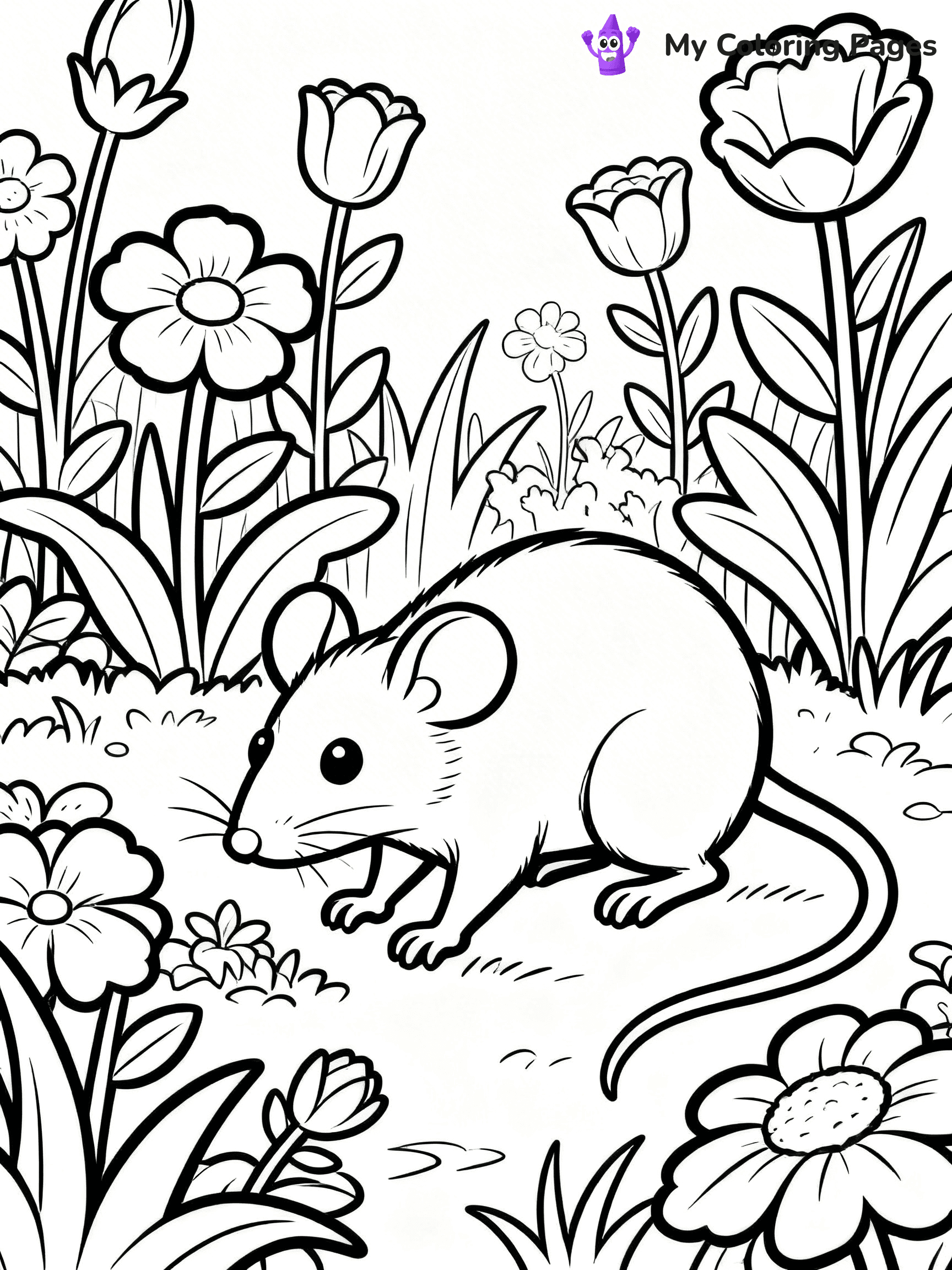 Rat Coloring Pages - 38