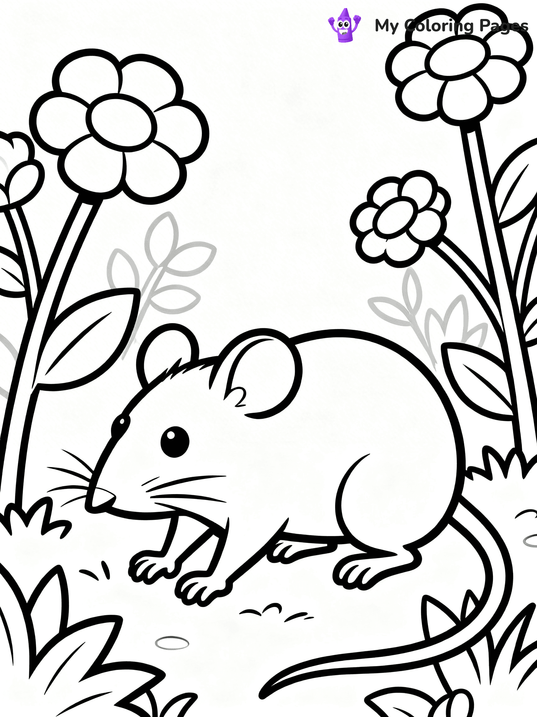 Rat Coloring Pages - 36