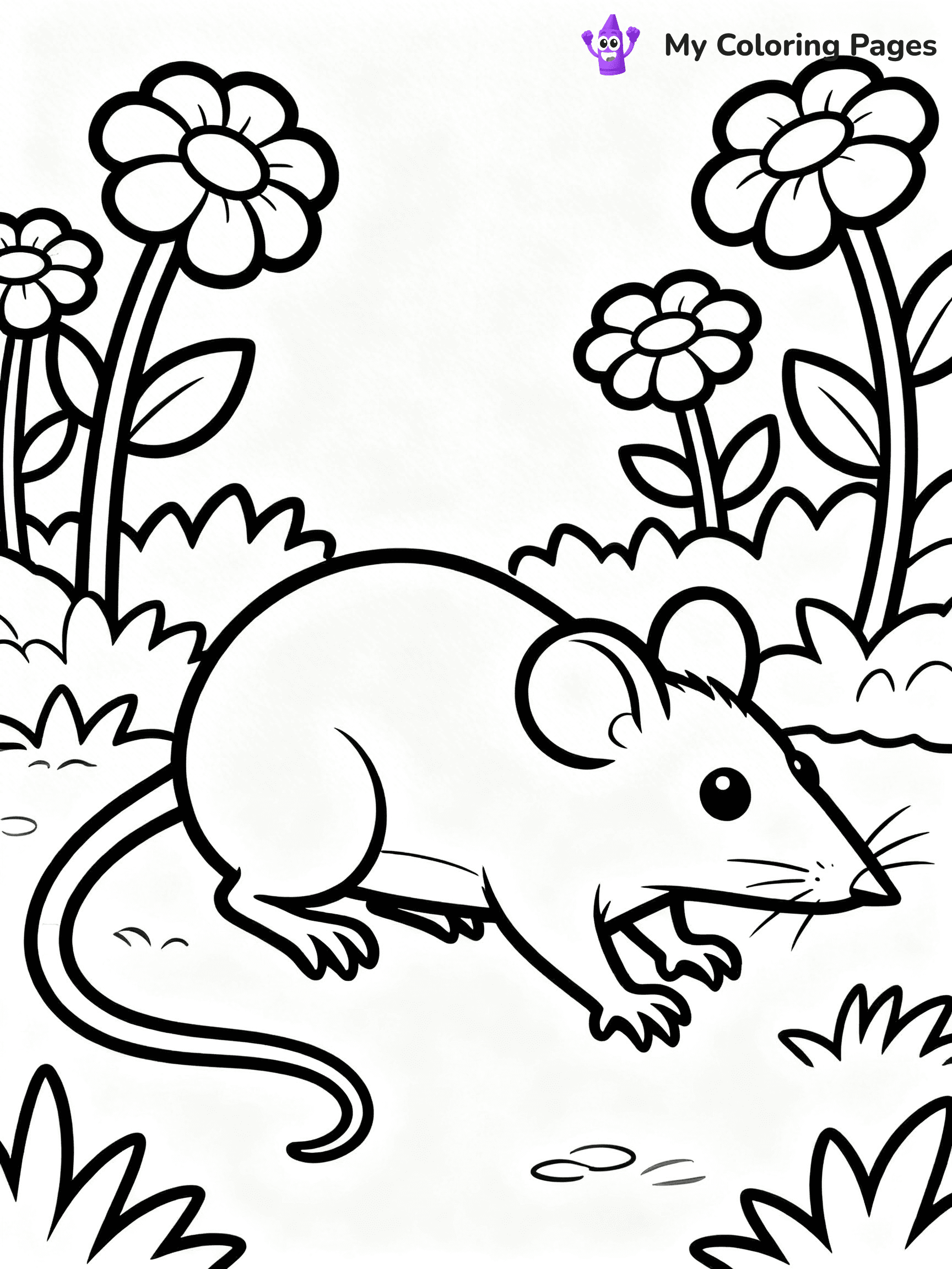 Rat Coloring Pages - 34
