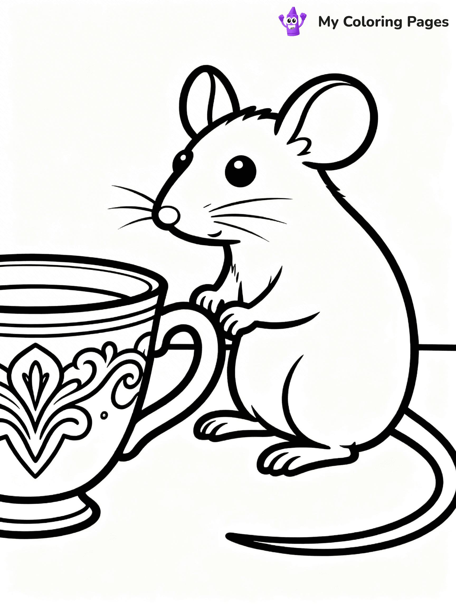 Rat Coloring Pages - 30